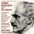 Verdi : Requiem - Te Deum. Merriman, McGrath, Scott, Nelli, Toscanini.