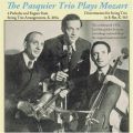 Mozart : 4 prludes et fugue, Divertimento. Trio Pasquier.