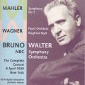 Bruno Walter dirige Mahler et Wagner.