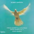 Simpson : String Quartet No10, String Quartet No11