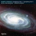 Robert Simpson : Symphonies n 3 et 5. Handley.