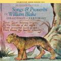 Britten : Songs & Proverbs of William Blake. Finley, Drake.