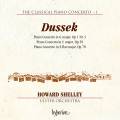 Dussek : Concertos pour piano. Shelley.