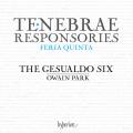 Tenebrae Responsories. Œuvres vocales sacrées de Gesualdo et Tallis. The Gesualdo Six, Park.