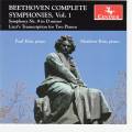 Beethoven : Symphonie n 9 (Transcription pour 2 pianos de Liszt). P. et M. Kim.