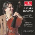 Hommage  Casals. uvres pour violoncelle et piano. Peled, Polera.