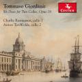 Tommaso Giordani : Six duos pour 2 violoncelles, op. 18. Rasmussen, Ten Wolde.