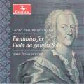 Telemann : Fantaisies pour viole de gambe seule. Dornenburg.