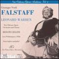 Verdi : Falstaff  Leonard Warren (1960)/NO