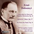 Dohnányi : Concertino pour harpe et orchestre - Sextuor - Six pièces pour piano. Cutler, Crow, Botstein.