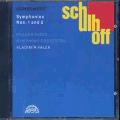 Schulhoff : Symphony No2, Symphony No1