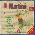 Bohuslav Martinu : uvre pour violon et piano - Volume 1