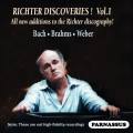 Sviatoslav Richter discoveries, vol. 1 : Bach, Weber.