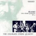 Brahms SQ's 1, 2 / Colorado St.Q