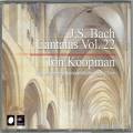 Bach : Intgrale des Cantates vol. 22. Koopman
