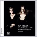 Mozart : Sonates pour piano  4 mains. M. & V. Kuijken.