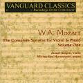 Wolfgang Amadeus Mozart : Sonates pour violon et piano (Intgrale, volume 1)