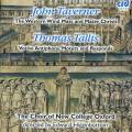 Taverner, Tallis : uvres chorales sacres. Higginbottom.