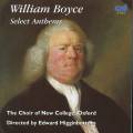 William Boyce : Hymnes choisis. Higginbottom.