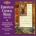 European Choral Music 1525-1751