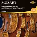 Mozart : Intgrale des quatuors  cordes, vol. 1. American Quartet.