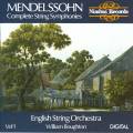 Mendelssohn : Les Symphonies pour cordes, vol. 1. Boughton.