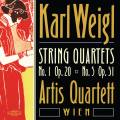 Karl Weigl : Quatuors  cordes