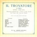 Verdi : Il Trovatore GA 1930. Molajoli, Merli, Scacciati, Molinari, Zinetti.