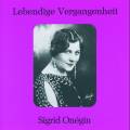 Lebendige Vergangenheit - Sigrid Onegin