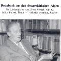 Krenek : Reisebuch aus den sterreichischen Alpen. Patzak, Schmidt.