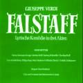 Verdi : Falstaff (Dt.) 1939. Weisbach, Hotter, Schellenberg, Fichtmller.