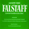 Verdi : Falstaff (Dt.) 1939. Weisbach, Hotter, Schellenberg, Fichtmller.
