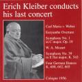 Weber/Mozart : Symphony No. 1/No.39/Deutsche Tnze. Kleiber, Klner RSO.