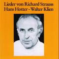 Strauss : Lieder. Hotter, Klien.