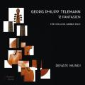 Telemann : Douze fantaisies pour viole de gambe seule. Mundi.