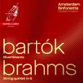 Bartók : Divertimento pour cordes. Brahms : Quintette à cordes n° 2. Amsterdam Sinfonietta, Thompson.