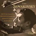 Tossy Spivakovsky joue Bach, Beethoven et Menotti. Cornman, Balsam, Munch.