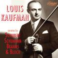 Louis Kaufmann joue Schubert, Schumann, Brahms et Bloch.