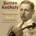 Zoltan Szekely & Le Hungarian String Quartet jouent Glazounov et Bartk.