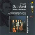 Schubert : Intgrale des quatuors  cordes, vol. 2. Leipziger Streichquartett.