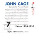 Cage : Intgrale de l'uvre pour piano, vol. 7. Schleiermacher.