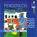 Penderecki : Musique de chambre. Ensemble Villa Musica.