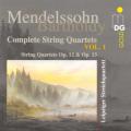 Mendelssohn : Intgrale des quatuors  cordes, vol. 1. Leipziger Streichquartett.
