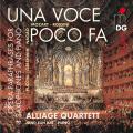 Una Voce poco Fa. Paraphrases d'opra pour quatuor de saxophones et piano. Bae, Alliage Quartett.
