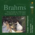 Brahms : Sextuor  cordes - Quatuor  cordes n 1. Rhode, Burns, Leipziger Streichquartett.