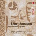 Karlheinz Stockhausen : Musique pour clarinette basse et piano. Schleiermacher, Hemken.