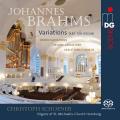 Brahms : Variations, pour orgue. Schoener.