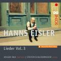 Eisler: Lieder, Vol. 3. Holger Falk, Steffen Schleiermacher.