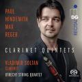 Reger - Hindemith: Clarinet Quintets. Vladimir Soltan, Utrecht String Quartett.