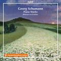 Georg Schumann : uvres pour piano. Van Krcker.